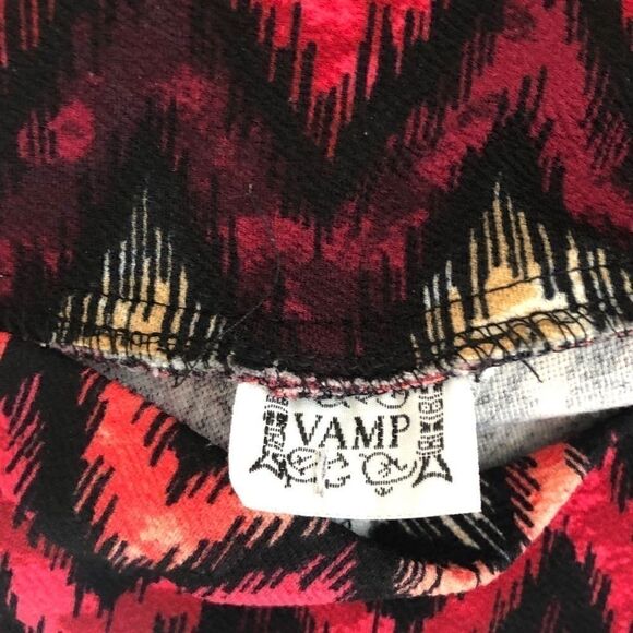 Chevron Palazzo Pants by Vamp - Picture 2 of 4